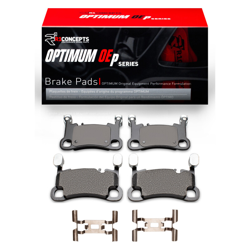 Porsche Cayenne Brake Pads - Rear - R1 Concepts - Optimum OE Pads - `19-`23